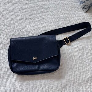 Freshly Picked Navy Blue Cross Body Belt Bag
